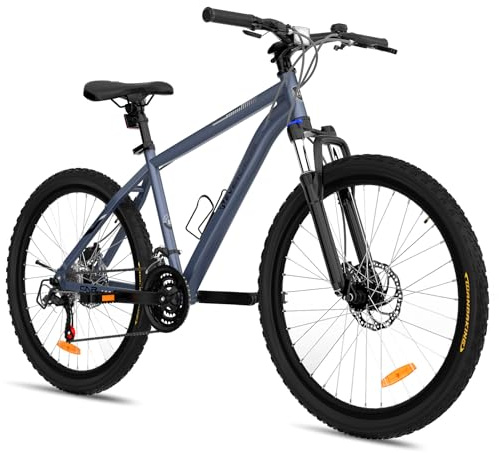 EVERCROSS Mountainbike für Herren & Damen – 26 Zoll Fahrrad aus Aluminium für Erwachsene, 21-Gang Stadtfahrrad, Vorderradfederung & Scheibenbremsen – Robustes All-Terrain Trekkingrad,150 kg Tragkraft