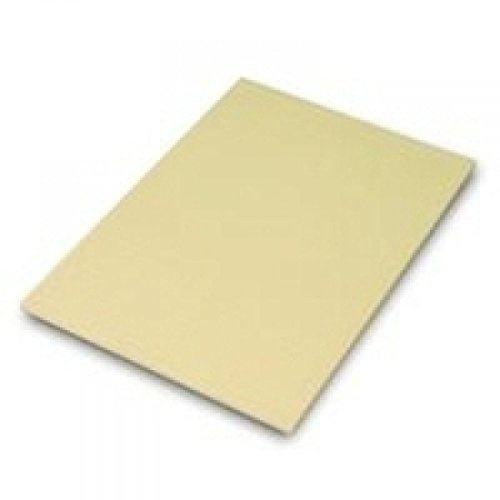 Q-Connect Feint Ruled Board Back Memo Pad 160 Pages A4 Yellow (10 Pack)