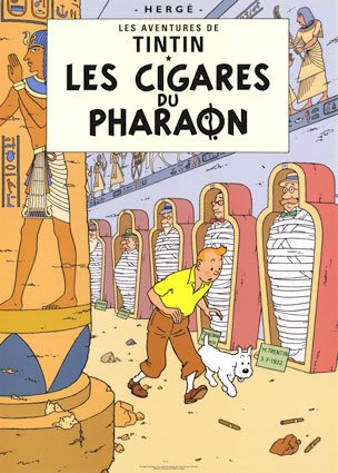 Poster Moulinsart Tintin Album: Cigars of the Pharaoh 22030 (70x50cm)