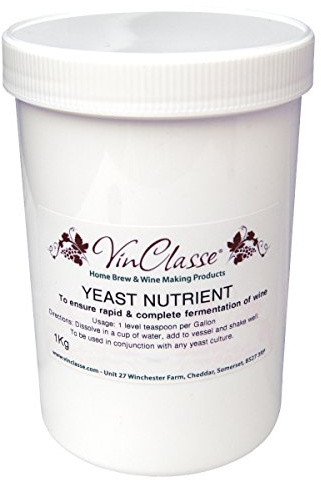 VinClasse Yeast Nutrient for Wine Making - 1Kg Bulk Tub