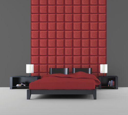 Ugepa F79810 Papier peint intissé Rouge