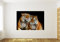Vlies Fototapete Tapete Vliestapete ForWall Tiger Urwald Wald AF130VE XL (208cm x 146cm) Photo Wallpaper Mural
