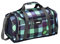 Coocazoo Sporttasche SporterPorter „Green Purple District“, grün/lila, Nasswäschefach, Seitentasche, Schuhfach, Abnehmbarer, Verstellbarer Schultergurt, für Jungen ab der 5. Klasse, 20 Liter