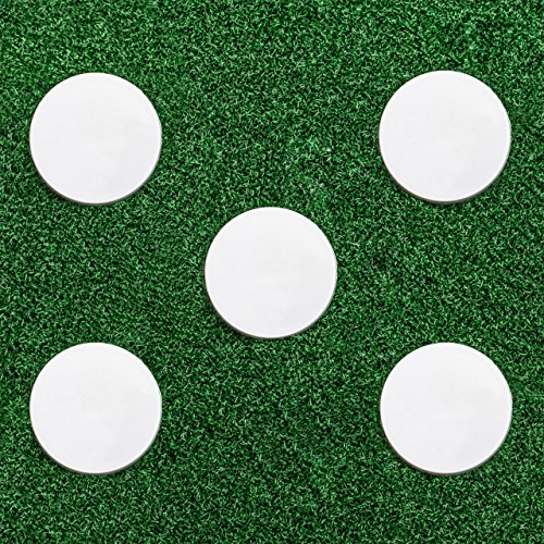 FORTRESS Cricket Bowlers Run-Up Marker Discs | Durable Plastic Cricket Markers with Non-Slip Grip - Pack of 5