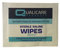 250 x QUALICARE First AID STERILE Saline Alcohol Free Skin Safe Wound Cut Cleansing Wipes