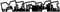Samunshi® Miami Schriftzug Skyline Wandtattoo schwarz