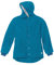 disana WALK-JACKE, 100% Bio-Merinowolle GOTS, IVN Best | mit Kapuze | Baby Kleinkind Kind Unisex | Made in Germany | Blau Gr. 62-68