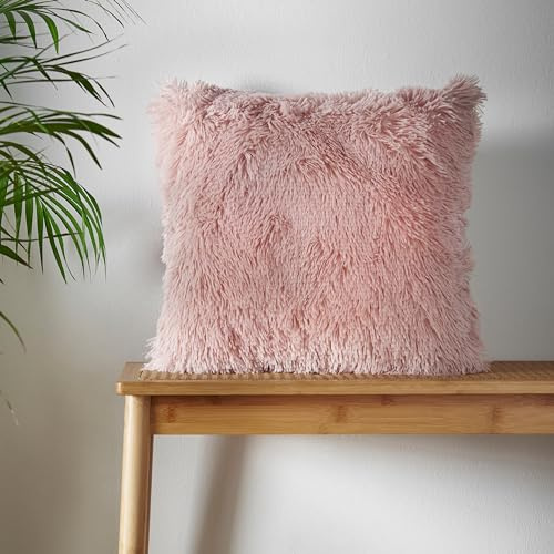 Catherine Lansfield Cuddly Cushion 45x45cm Blush