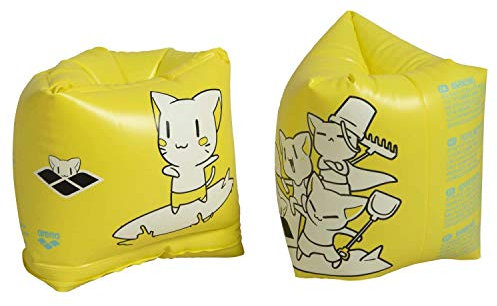 Arena Roll-UP Armband Brazaletes y flotadores, Adultos Unisex, Yellow (Amarillo), Talla Única