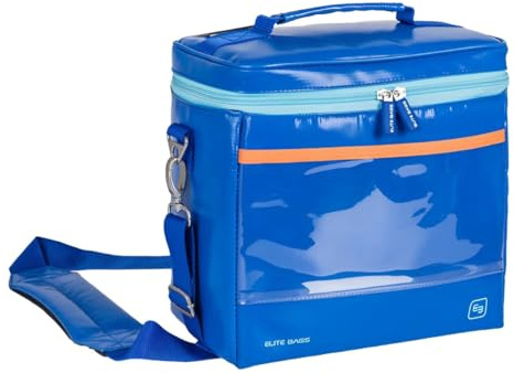 ELITE BAGS - Row XL Labortasche | blau | thermoisoliert | Transport von Probenröhrchen