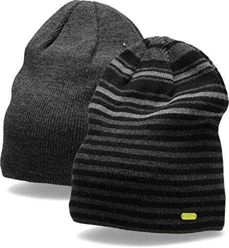 4F Herren Mütze Größe L Grau (Dark Grey Melange)