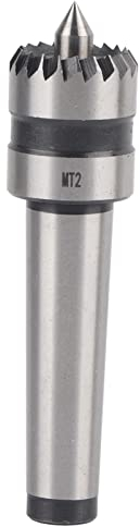 Fafeicy MT2 Reitstock Mitte, Metall Holz Drehwerkzeug, verwendet auf Drehmaschine mit einer Drehmaschine Bohrer Reitstock, 0,01 mm Genauigkeit (MT2)