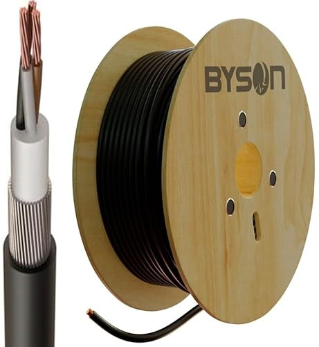 SWA – Steel Wire Armoured Heavy Duty Power Cable (6943X)– BASEC APPROVED (100 Meters, 3 Core 25mm)