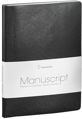 Hahnemühle, FineNotes, Manuscript Notebook, Black, A5, 192 Pages (18300300)