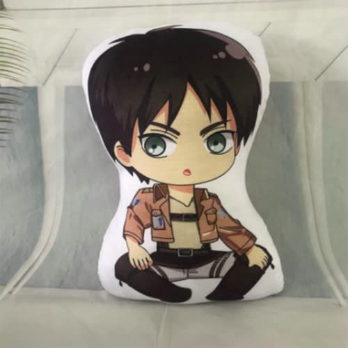YuZong Attack on Titan Eren Jaeger/Mikasa Ackerman/Levi Ackerman 45CM Anime Plüschkissen