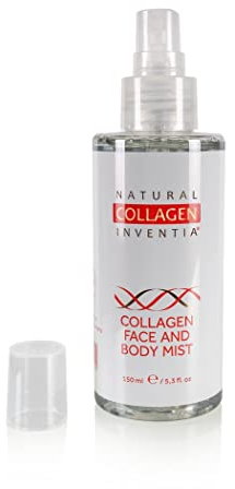 Natural Collagen Inventia Gesichtsspray, Gesichtsnebel 150 ml Verbessert die Haut Regeneriert Feuchtigkeit Spendet leichte Formel - Erfrischt, spendet Feuchtigkeit für alle Hauttypen