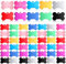 100 Stück blanko Hundemarken zum Gravieren 38 mm Aluminium-Knochenform Namensschild bunt doppelseitig Hunde- und Katzenanhänger