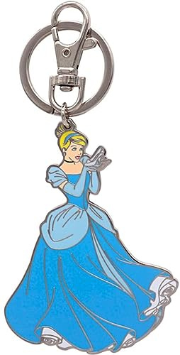 Disney Porte-clés princesse Cendrillon en étain coloré, multicolore, taille unique