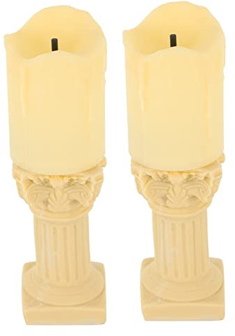 Parliky 2sätze Retro Statue Kerzenständer Vintage Relief Kerzenhalter Für Romantische Dekoration Für Hochzeiten Und Themenpartys Teiligem