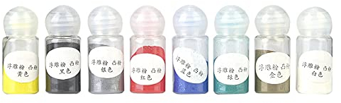 Prägepulver, Geprägtes Prägepulver, Papierprägepulver, Geprägtes Pulver, Amateurwerbung