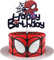 Carton Tortendeko, Carton Kindergeburtstag Deko, Superhelden Cake Toppers Carton Kuchen Deko für Junge Mädchen Baby Geburtstag
