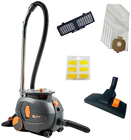 JaTop Staubsauger Kesselsauger Taski Aero 8 Plus Euro, Orange/Grau, Flüstermotor, inkl. Duft & 5 kompatible Staubsaugerbeutel