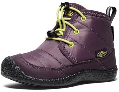 KEEN Unisex Kinder Howser 2 Chukka Waterproof Chukka Boots, Plum Perfect/Daiquiri Green, 27/28 EU