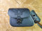 ORLETANOS Schwingentasche Sporty Skull Blackline kompatibel mit Harley Davidson Seitentasche Sportster Forty Eight Lowrider Hugger XL 1200 48 883 Bikertasche schwarz