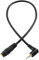 PNGKNYOCN Right Angle 2.5mm Audio Extension Cable，90 Degree 2.5mm TRRS Male to Female Stereo Audio Aux Cable Compatible with Headphones, Microphones（0.3M）
