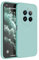 Topme Funda para Realme 12 Pro 5G / Realme 12 ProPlus 5G (6.7 Inches) Carcasa Caja Case Estuche, Funda Protectora de Piel de Silicona TPU - Cian Claro
