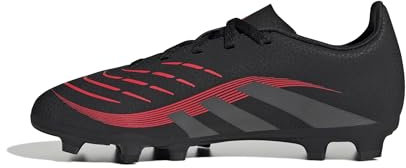 adidas Predator Club Firm Multi Ground Football Boots Kids, Core Black/Grey Four/Lucid Red, 1.5 UK Child