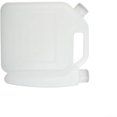 White 2 Oil Petrol Fuel Mixing Bottle for Trimmers, Chainsaws, 1L