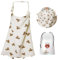 Breastfeeding Cover Muslin Baby Breast Feeding Cover for Mum Infant Stroller Nursing Cover Soft 360° Coverage Breathable Lightweight Apron for Privacy Shield - KAMHBE (Bear)