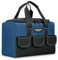 WINHUNT Werkzeugkoffer leer, werkzeug tasche mit 5 Taschen, 30x17x18cm, Strapazierfähiges 1680D-Polyester-Oxford-Gewebe (Blau, 30cm)
