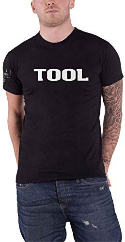 Tool T Shirt Classic Band Logo Lateralus Nue offiziell Unisex Schwarz XXL