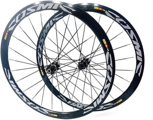 700C Aluminiumlegierung Rennrad-Radsatz 40/50 Mm Felge Schnellspanner 100/135 Mm Rennrad-Räder 20H Scheibenbremsnabe Für 8-9-10-11 Geschwindigkeit Black,700C/50MM