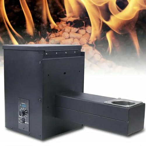 GYQSSD Digitaler Pellet-BBQ-Smoker mit automatischer Zündung, elektrischer Pellet-Trichter, Bausatz mit Einstellbarer Temperaturanzeige, Zubehör für DIY-BBQ-Pelletgrills