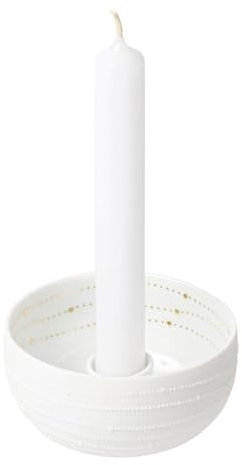 Räder Kerzenschälchen Punktlinien D.9,4cm, H.5cm