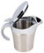450ML/750ML Acciaio Inossidabile 304, Doppia Parete con Isolamento Termico 450ML 750ML Pentola per Salse Piattino Termo Inossidabile Salsiera Secchio per Forniture da Cucina per