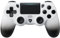 ECHTPower Wireless Controller für PS-4, LED Game Controller Kompatibel mit PS-4/Slim/Pro/PC, 600mAh Gamepad mit Dual Vibration, Touchpad, 6-Achsen, Kopfhöreranschluss, Screenshot-Weiß