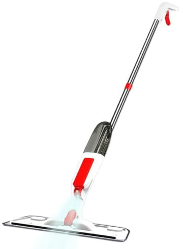 Generisches Balai hygiénique du sol – Balai pulvérisateur à double usage facile – Nettoyeur de sol léger – Nettoyeur de sol réglable – Serpillère réutilisable – Nettoyage du salon – Garage