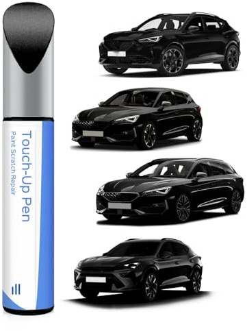 PARTS4EV Y9T/0E Nero Mythos Metallizzato Pennarello per vernice compatibile con Cupra - Corrispondenza esatta per scheggiature e graffi