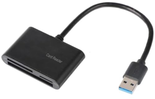 IJSDNVJNDX Lettore di Schede SD USB, Lettore di Schede di Memoria, Adattatore per Schede Compact Flash per/SD/TF, Micro-SD/Microtipo Card per Wind