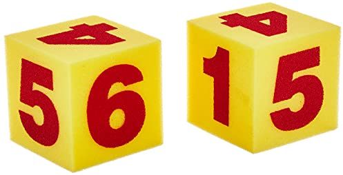 Learning Resources Dadi morbidi giganti con numeri (set da 2)