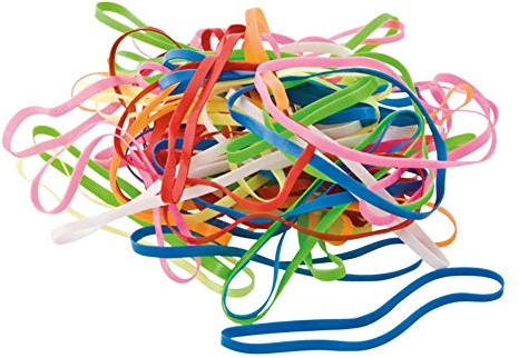 Baumgartens 2-1/8-inch Plastibands (BAUSF5000) Assorted Colors, 200 Pieces