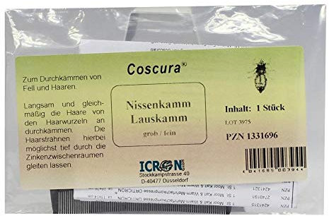 NISSENKAMM Lauskamm grob/fein Kunststoff Coscura 1 St