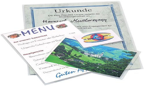 General Office Hochglanz Laminierfolie: Kalt-Laminierfolien für 20 Blätter DIN A5 (Sparpack) (Selbsthaftende Laminierfolien, wasserfeste, Kreditkarten)