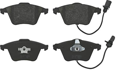 FEBI BILSTEIN Bremsbeläge Satz Bremsklötze Bremssteine Set Vorne mit Verschleißwarnkontakt 16584