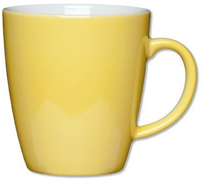 1x Henkelbecher Inhalt 0,35 ltr - Höhe 9,6 cm - Pappbecher, Kaffeetasse