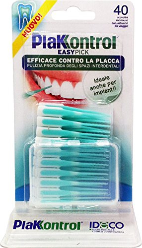 6 x PLAKKONTROL Scovolino Easy Pick 40 Pezzi